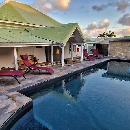 VILLA 6-10 PERS, VUE MER, Piscine Privée, PLAGE A PIEDS Le Gosier  Exterior foto