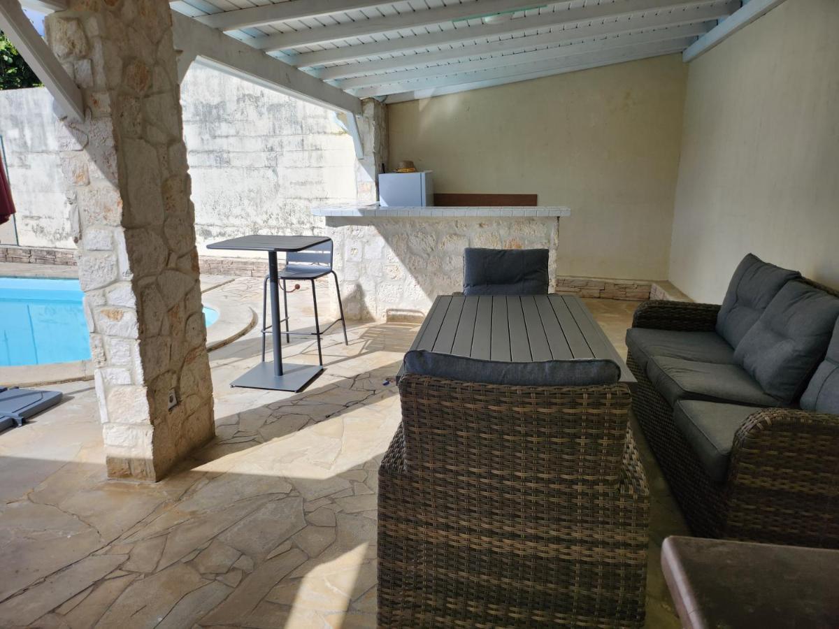 VILLA 6-10 PERS, VUE MER, Piscine Privée, PLAGE A PIEDS Le Gosier  Exterior foto