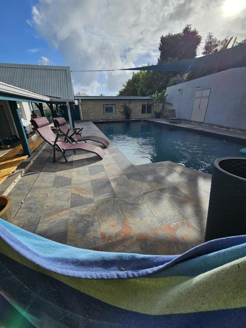 VILLA 6-10 PERS, VUE MER, Piscine Privée, PLAGE A PIEDS Le Gosier  Exterior foto